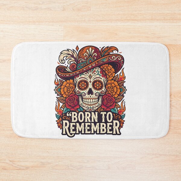 Item preview, Sugar Skull Dia de los Muertos Mexican Folk Art - Vintage Skull - Psychedelic Skull designed and sold by VibranPalette.