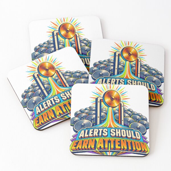 Item preview, Alerts Should Earn Attention SRE designed and sold by Shope Buzz.