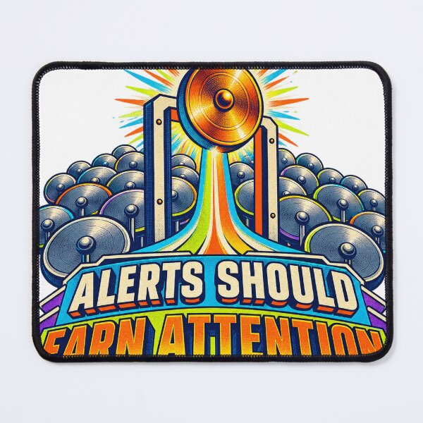 Item preview, Alerts Should Earn Attention SRE designed and sold by Shope Buzz.