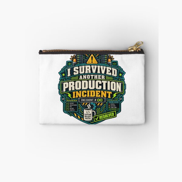 Item preview, I Survived Another Production Incident Tech IT Support Work Humor designed and sold by WolfmanProphecy.