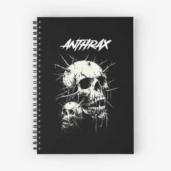 Item preview, Anthrax Electric Skull White Logo Design designed and sold by Connie Wiggins.