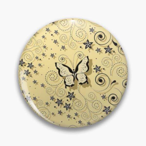 Item preview, Lemon yellow butterflies pattern. designed and sold by Bluepanda21.