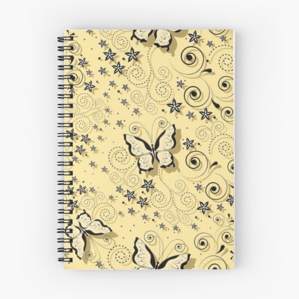 Item preview, Lemon yellow butterflies pattern. designed and sold by Bluepanda21.