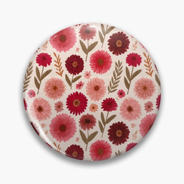 Item preview, Elegant Zinnia Print  - Flower Bouquet Pattern - Father'S Day Gift Ideas designed and sold by RoyalStarsPatts.