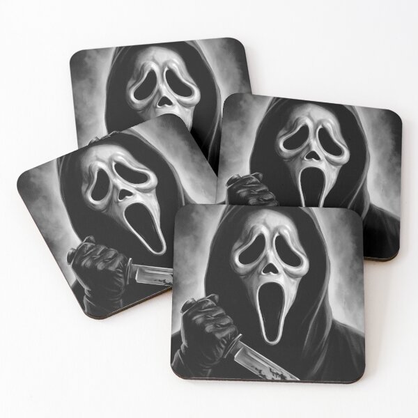 Item preview, Screaming Mask Slasher Horror Portrait designed and sold by The Mellonaire.