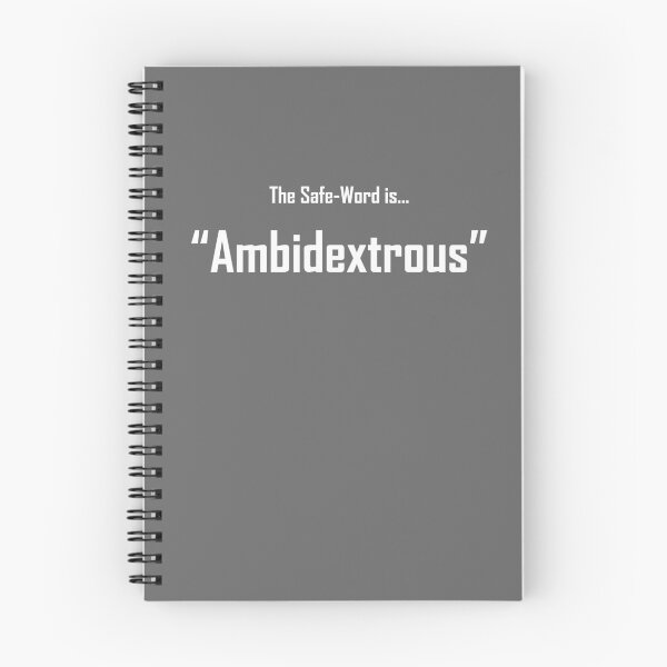Item preview, Safe Words "Ambidextrous" - White Lettering designed and sold by cousinbessie.