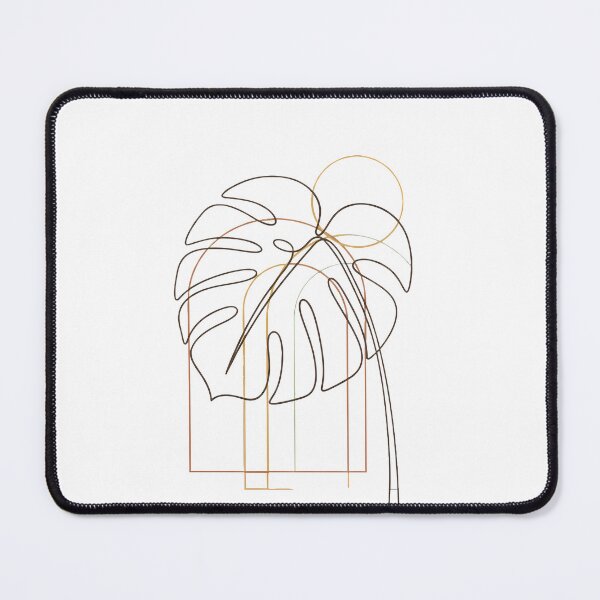 Item preview, Boho Monstera Leaf Minimalist Line Art Earthy Botanical Plant Lover designed and sold by WorldShop17.