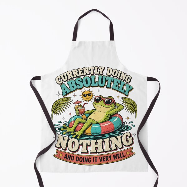 Item preview, Currently Doing Absolutely Nothing | Funny Rest Day Frog designed and sold by The People’s Punchline.