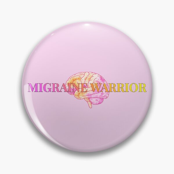 Item preview, Migraine warrior (sunset brain ) designed and sold by The Migraine Enlightenment.