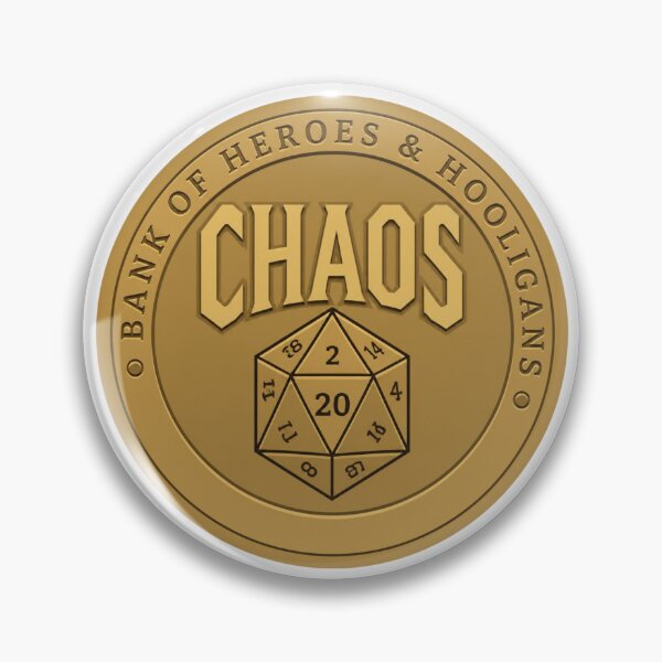 Item preview, Chaos Coin designed and sold by heroesandhoolis.