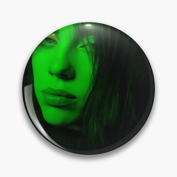 Item preview, Neon Green Billie Eilish Inspired Dark Aesthetic Portrait designed and sold by asbackiyowo.