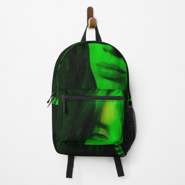 Item preview, Neon Green Billie Eilish Inspired Dark Aesthetic Portrait designed and sold by asbackiyowo.