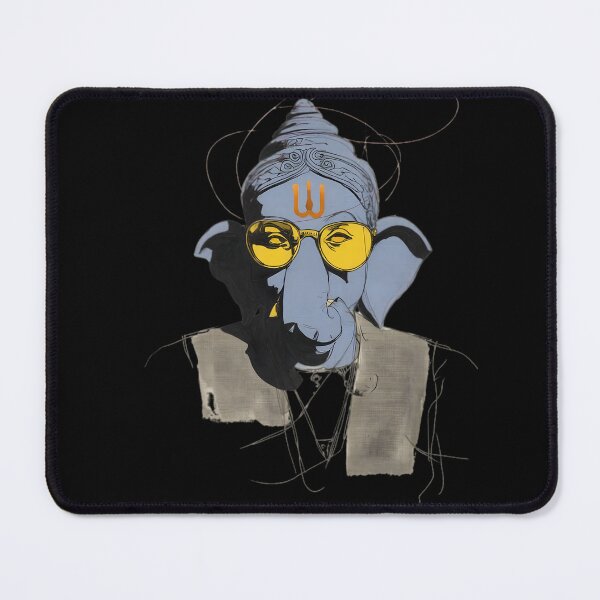 Item preview, Cool Elephant Yellow Tinted Glasses Line Art Portrait Pop Art designed and sold by PANNARUK THAILAND.