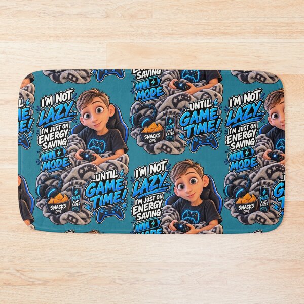 Item preview, I’m Not Lazy, I’m in Energy Mode Until Game Time designed and sold by OutlanderDesigns.