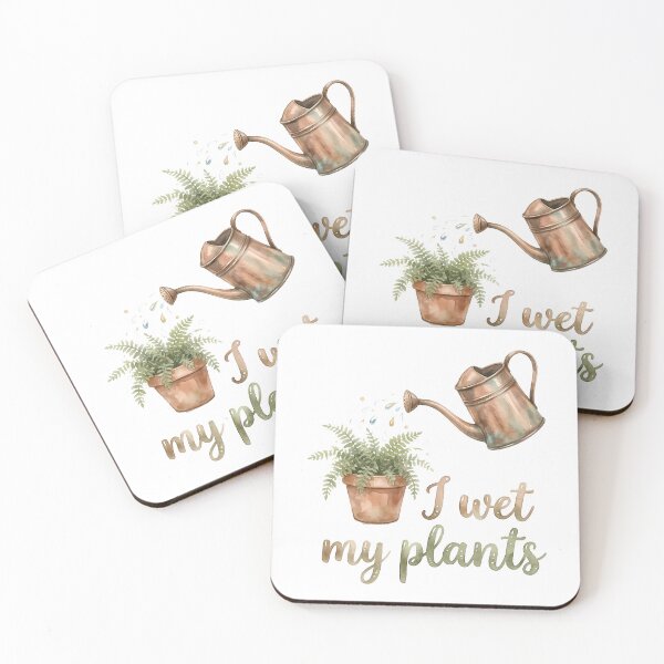 Artikelvorschau, Ich habe meine Pflanzen bewässert – Lustiges Gartenwortspiel – Niedliche Aquarell-Zimmerpflanze entworfen und verkauft von WorldShop17.