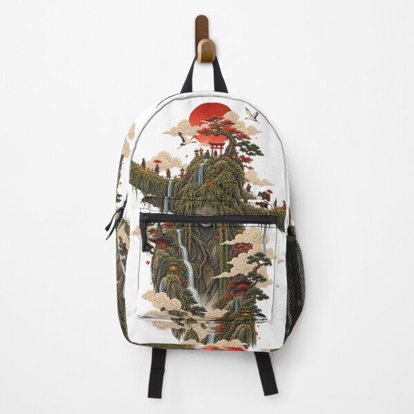 Item preview, The Giant's Bridge – Japanese Mountain Spirit Ukiyo-e Art designed and sold by Substance_life.