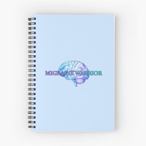 Item preview, Migraine warrior (blue watercolour brain ) designed and sold by The Migraine Enlightenment.