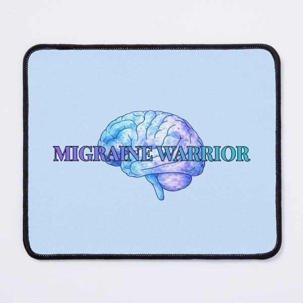 Item preview, Migraine warrior (blue watercolour brain ) designed and sold by The Migraine Enlightenment.