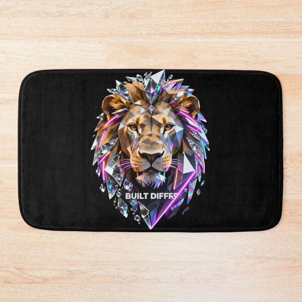 Item preview, Neon Apex Lion Built Different Power Streetwear Tee designed and sold by gutfeelgraphic.