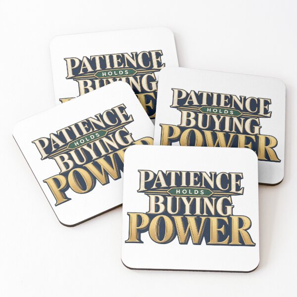 Item preview, Patience Holds Buying Power – Trading Mindset designed and sold by VolatilityEdge.