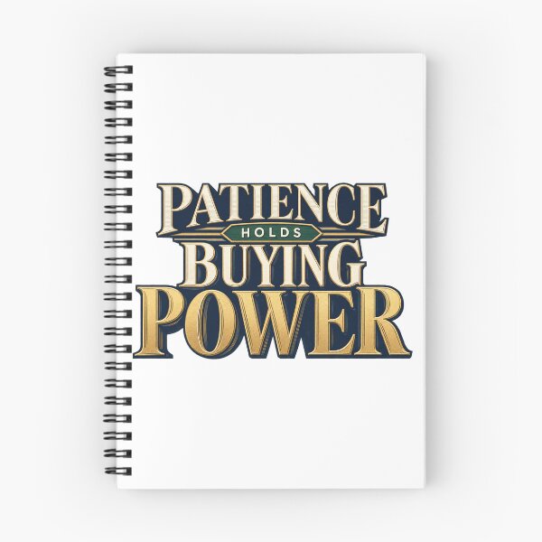 Item preview, Patience Holds Buying Power – Trading Mindset designed and sold by VolatilityEdge.