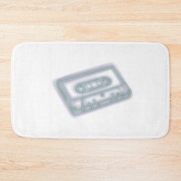 Item preview, Green and Blue Neon Cassette Tape Retro Sci Fi Hacker Art designed and sold by The Soapiest Goat.