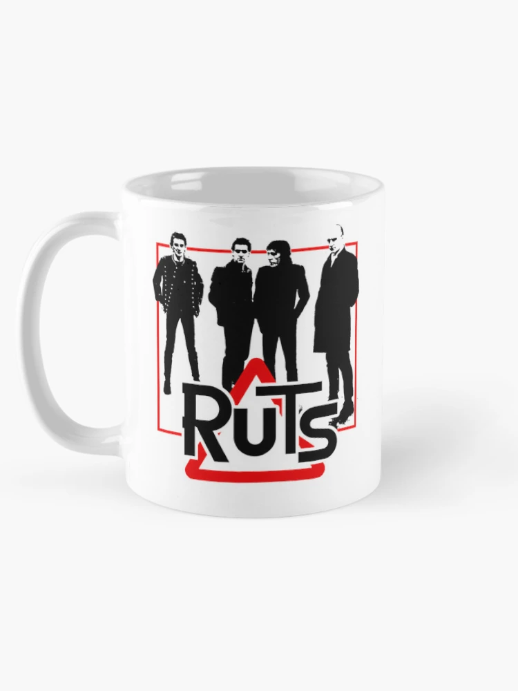 Thumbnail 5 of 6, Coffee Mug, The Ruts In A Rut Punk Ruts designed and sold by RobynPeckArt.