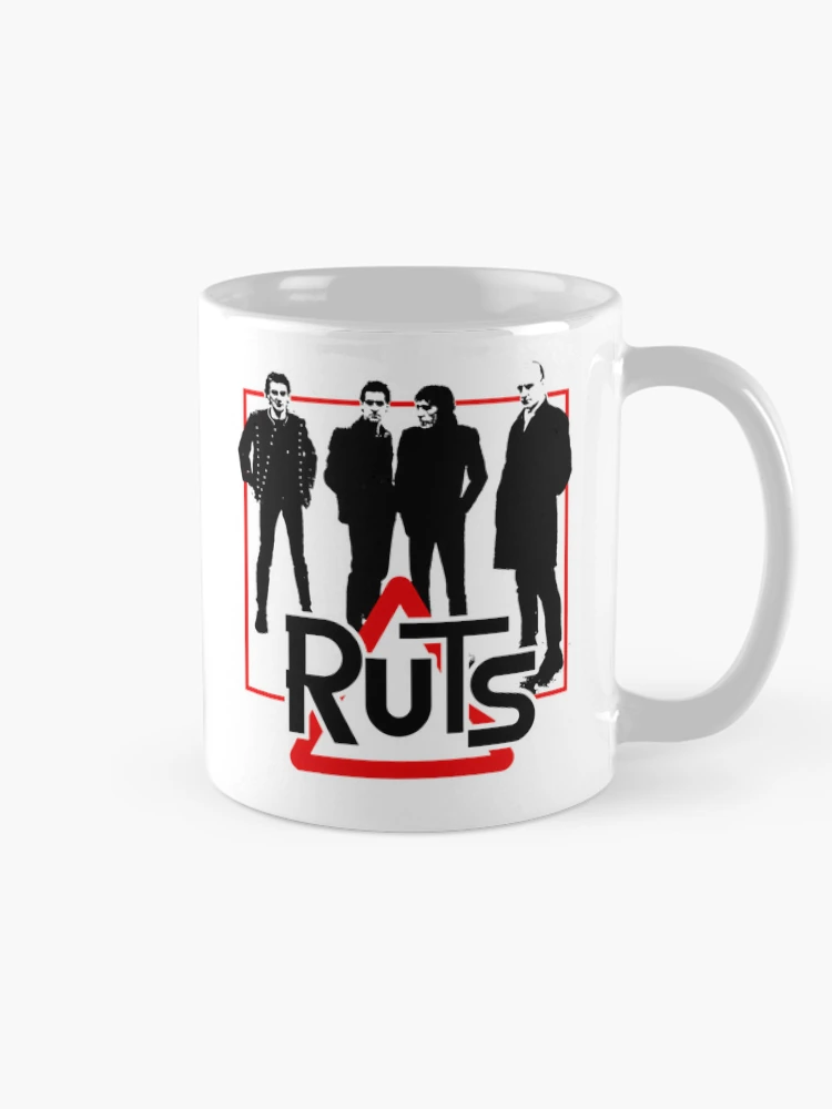 Thumbnail 3 of 6, Coffee Mug, The Ruts In A Rut Punk Ruts designed and sold by RobynPeckArt.