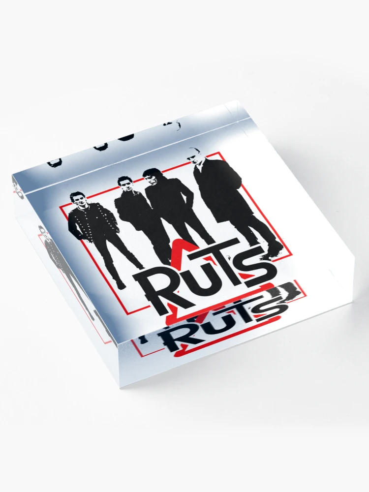 Thumbnail 4 of 5, Acrylic Block, The Ruts In A Rut Punk Ruts designed and sold by RobynPeckArt.