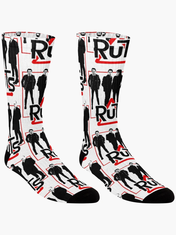 Thumbnail 3 of 5, Socks, The Ruts In A Rut Punk Ruts designed and sold by RobynPeckArt.