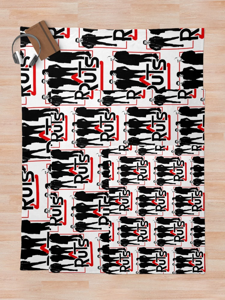 Thumbnail 5 of 6, Throw Blanket, The Ruts In A Rut Punk Ruts designed and sold by RobynPeckArt.