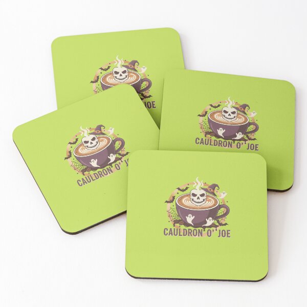 Item preview, Cauldron O Joe Skull Latte Coffee Emblem designed and sold by Exquisite Design Studio „Paculówka”.