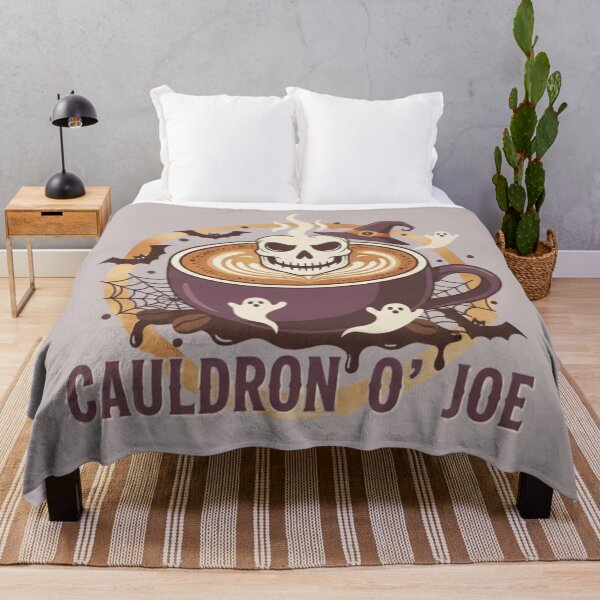 Item preview, Cauldron O Joe Skull Latte Coffee Emblem designed and sold by Exquisite Design Studio „Paculówka”.