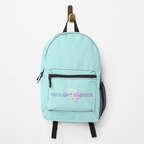 Item preview, Migraine warrior (purple/turquoise brain ) designed and sold by The Migraine Enlightenment.