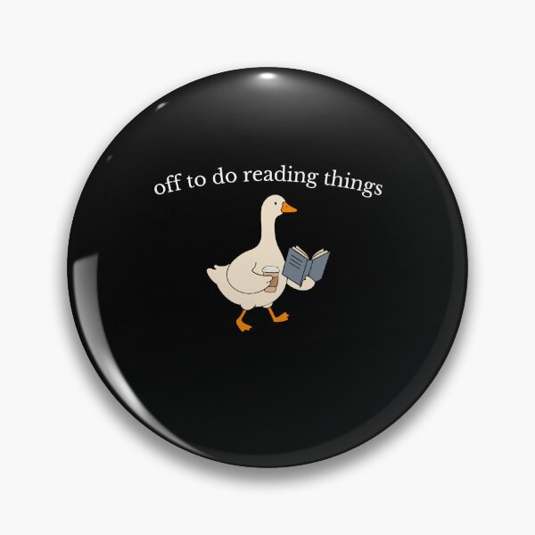 Item preview, Off To Do Reading Things Funny Goose Coffee Book Lover designed and sold by FreshVibe Prints.