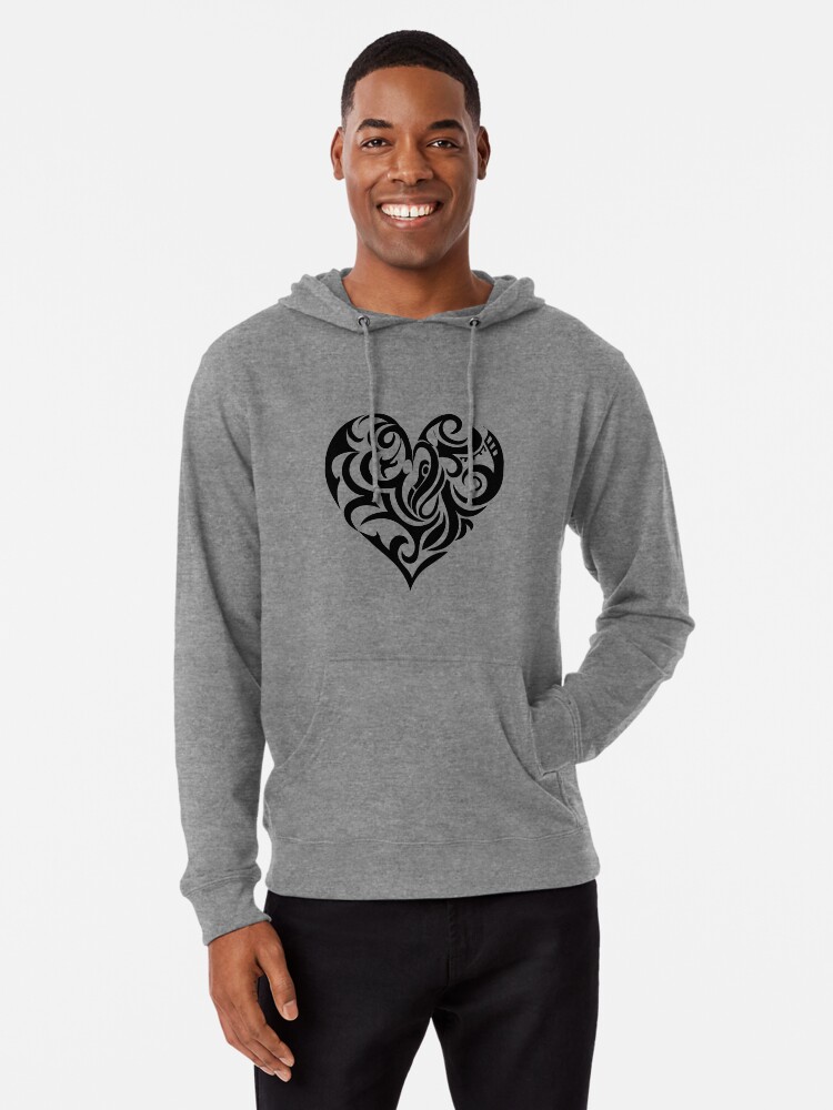 Tribal Heart Tattoo 2 | Lightweight Hoodie