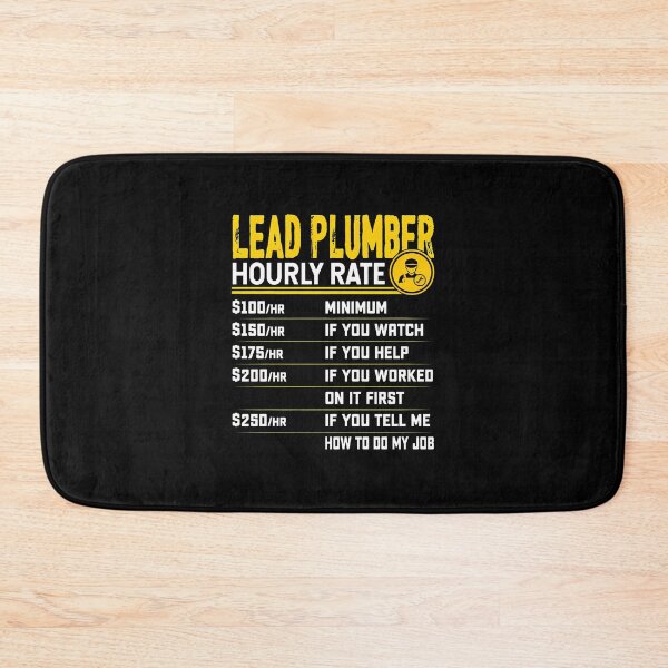 Item preview, Plumber Hourly Rate Funny German Text Design designed and sold by CristopherGould.