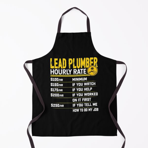 Item preview, Plumber Hourly Rate Funny German Text Design designed and sold by CristopherGould.