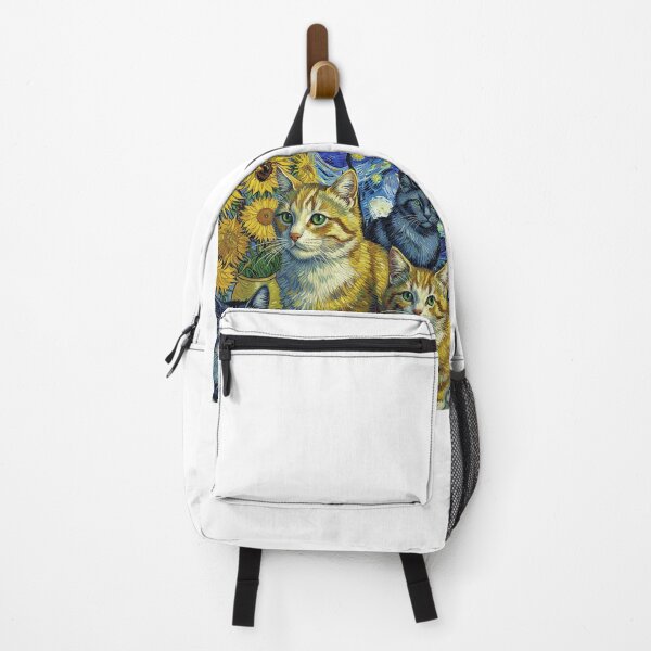 Item preview, Cats Among the Van Gogh Sunflowers designed and sold by Adrplatinium.