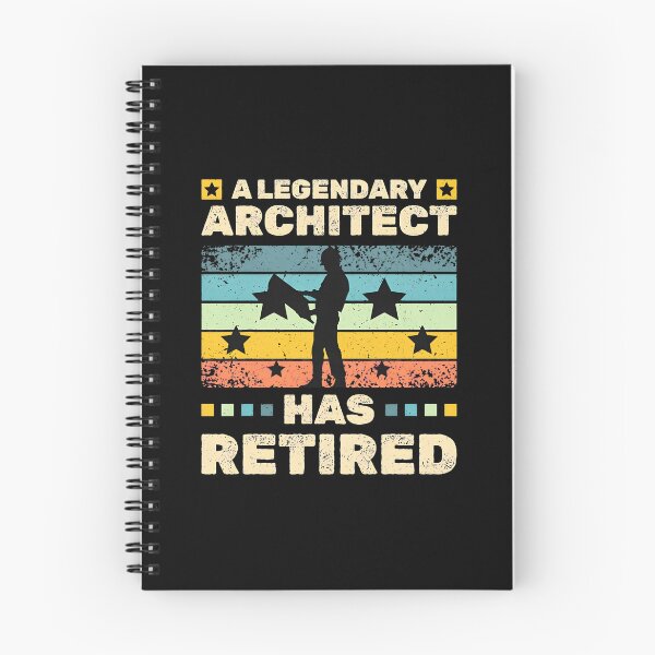 Item preview, Legendary Architect Has Retired Vintage Retro Style designed and sold by SantinoRasmu.