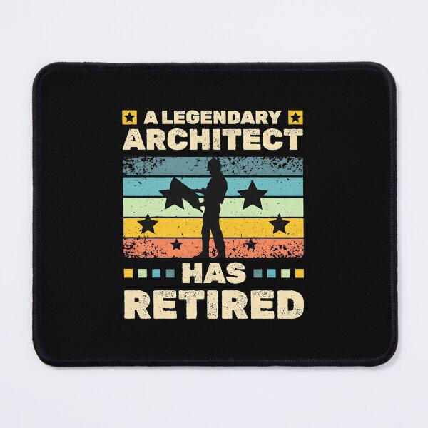 Item preview, Legendary Architect Has Retired Vintage Retro Style designed and sold by SantinoRasmu.