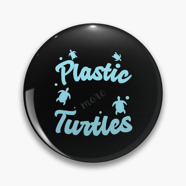 Item preview, Less Plastic More Turtles Ocean Conservation Message designed and sold by JasminWoodward.