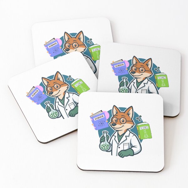 Item preview, Cute Fox Scientist Science Lab designed and sold by yuki-hana.