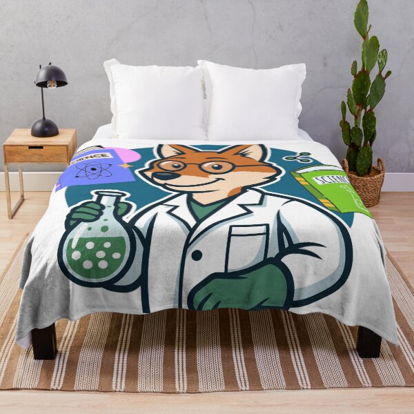 Item preview, Cute Fox Scientist Science Lab designed and sold by yuki-hana.