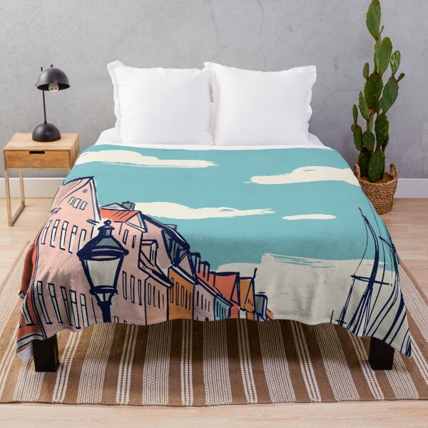 Item preview, Copenhagen Vintage Retro Denmark Travel designed and sold by RareDeerArt.