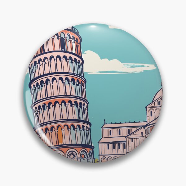 Item preview, Pisa Vintage Retro Italy Travel designed and sold by RareDeerArt.