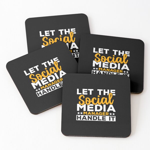 Item preview, Let The Social Media Manager Handle It Graphic designed and sold by CristopherGould.