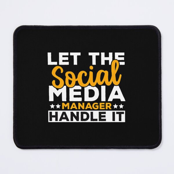 Item preview, Let The Social Media Manager Handle It Graphic designed and sold by CristopherGould.