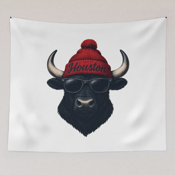 Item preview, Cool City Bull Beanie Sunglasses Graphic  designed and sold by AdlynCainion19.