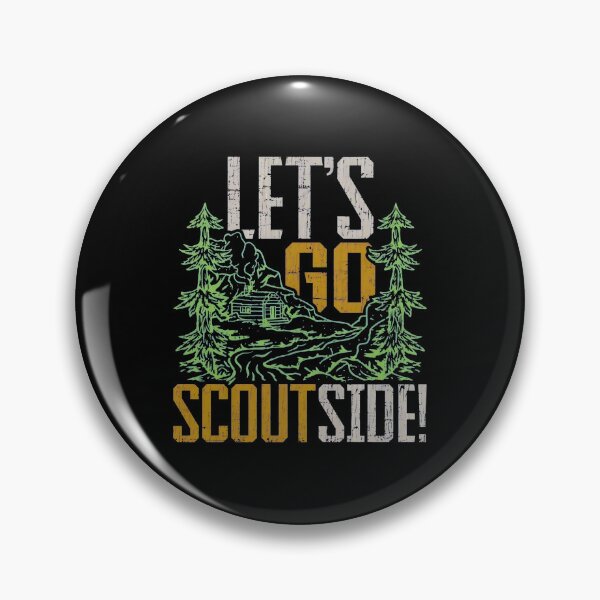 Item preview, Lets Go Scoutside Vintage Cabin Outdoor Adventure designed and sold by JasminWoodward.